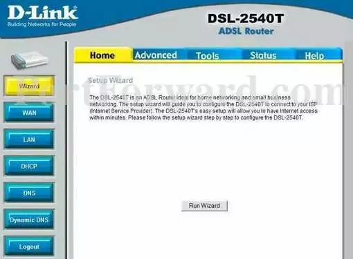 Dlink DSL-2540T
